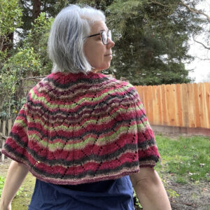 "Fling it on" Lace Capelet